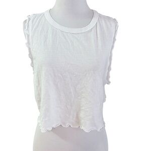 Urban Outfitters Crop Top White Size Medium